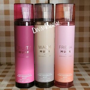 New! Bath & Body Works SPRING Mist Spray Collection 3PC Bundle